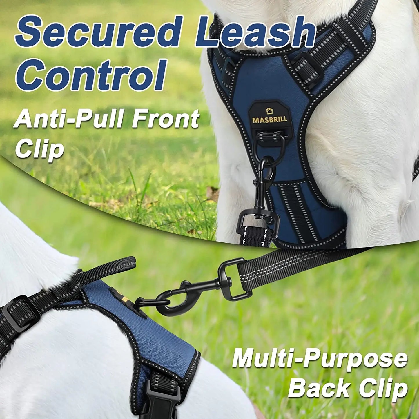 No-Pull 4-In-1 Dog Harness